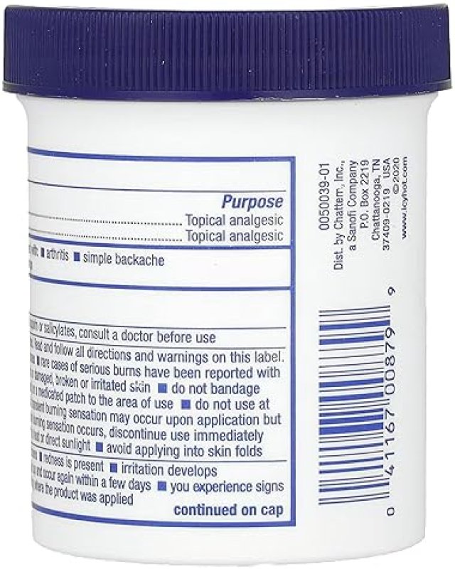 ICY HOT ORIGINAL PAIN RELIEF BALM 3.5 OZ PACK OF 4 FOR MUSCLE JOINT PAIN THERAPY
