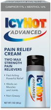 ICY HOT ADVANCED PAIN RELIEF CREAM 2 OZ FAST-ACTING MUSCLE JOINT PAIN RELIEF