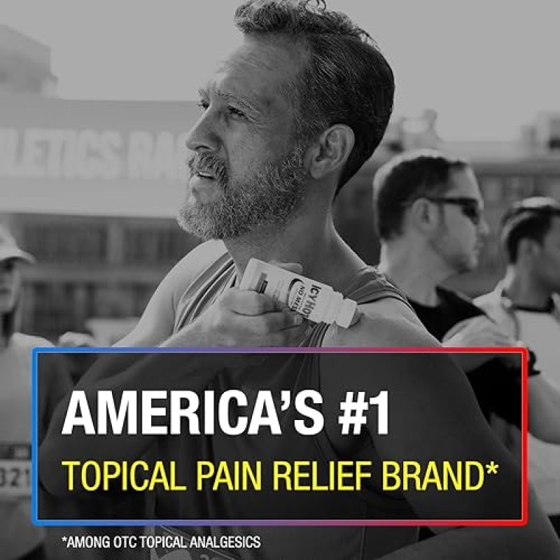 ICY HOT ORIGINAL MEDICATED PAIN RELIEF LIQUID 2.5 OZ WITH NO MESS APPLICATOR, PACK OF 2