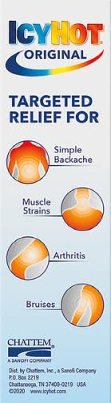 ICY HOT ORIGINAL MEDICATED PAIN RELIEF LIQUID 2.5 OZ WITH NO MESS APPLICATOR, PACK OF 2