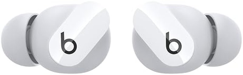 BEATS STUDIO BUDS TRUE WIRELESS NOISE CANCELLING EARBUDS, SWEAT-RESISTANT, MIC, WHITE