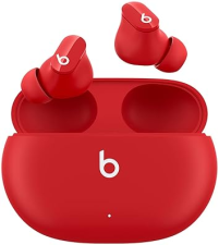 BEATS STUDIO BUDS TRUE WIRELESS EARBUDS, NOISE CANCELLING, SWEAT RESISTANT, IPX4, RED