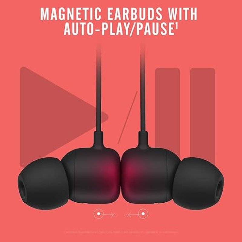 BEATS FLEX WIRELESS EARBUDS WITH APPLE W1 CHIP, MAGNETIC, BLUETOOTH 5.0, 12H PLAYTIME - BLACK