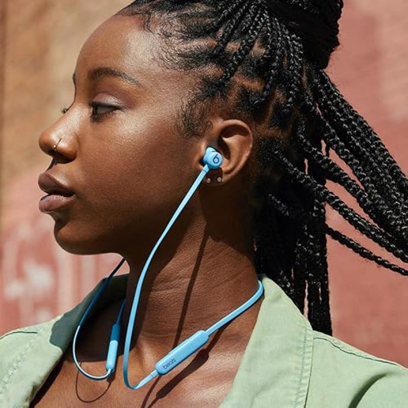 BEATS FLEX WIRELESS EARBUDS WITH APPLE W1 CHIP, MAGNETIC, BLUETOOTH 5.0, 12H PLAYTIME - FLAME BLUE