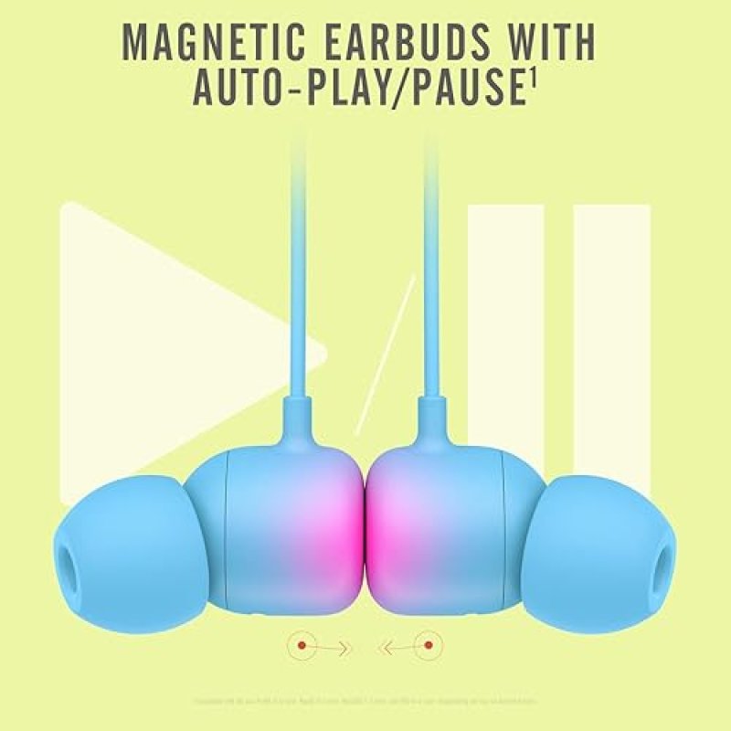 BEATS FLEX WIRELESS EARBUDS WITH APPLE W1 CHIP, MAGNETIC, BLUETOOTH 5.0, 12H PLAYTIME - FLAME BLUE