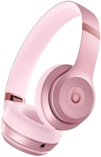 BEATS SOLO 4 WIRELESS BLUETOOTH HEADPHONES METALLIC PINK, APPLE ANDROID, 50-HOUR BATTERY
