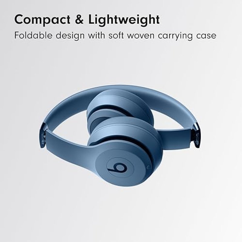 BEATS SOLO 4 WIRELESS BLUETOOTH ON-EAR HEADPHONES SLATE BLUE, APPLE ANDROID, 50H BATTERY
