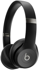 BEATS SOLO 4 WIRELESS BLUETOOTH ON-EAR HEADPHONES MATTE BLACK, APPLE ANDROID COMPATIBLE, 50H BATTERY
