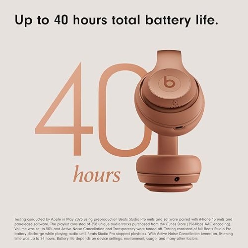 BEATS STUDIO PRO X KIM KARDASHIAN WIRELESS NOISE CANCELLING HEADPHONES, 40H BATTERY, USB-C