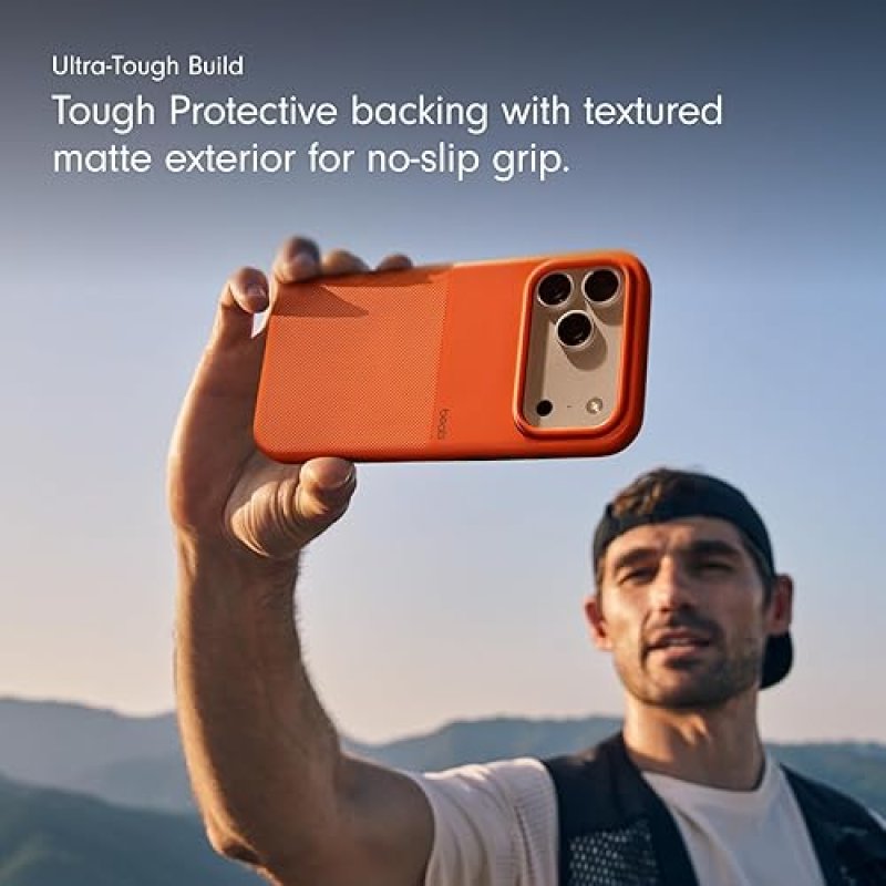 BEATS SIERRA ORANGE RUGGED IPHONE 17 PRO CASE WITH MAGSAFE, CAMERA CONTROL DROP PROTECTION