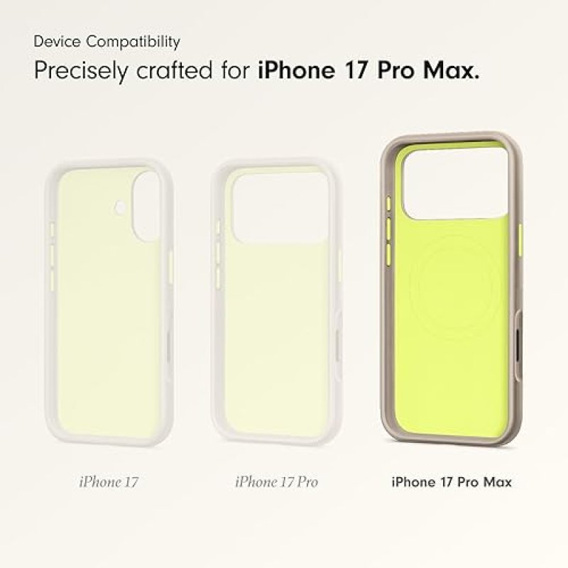 BEATS RUGGED IPHONE 17 PRO MAX CASE WITH MAGSAFE, CAMERA CONTROL, SCRATCH DROP PROOF - ALPINE GRAY