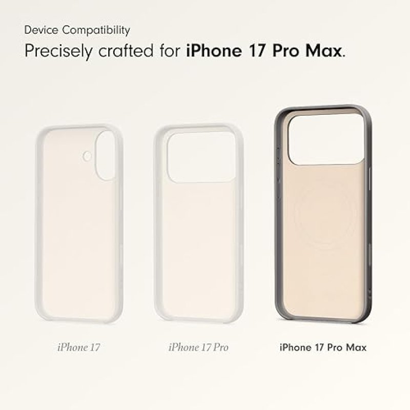 BEATS IPHONE 17 PRO MAX CASE WITH MAGSAFE, KICKSTAND, CAMERA CONTROL LANYARD GRANITE GRAY