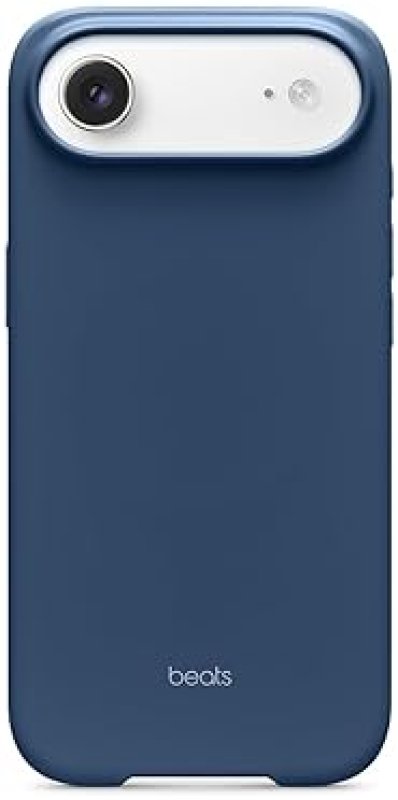 BEATS AIRCASE FOR IPHONE WITH MAGSAFE CAMERA CONTROL, MATTE BEDROCK BLUE, MICROFIBER LINING