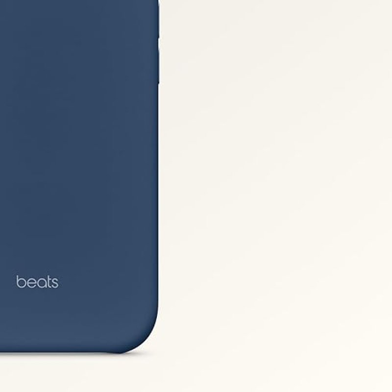 BEATS AIRCASE FOR IPHONE WITH MAGSAFE CAMERA CONTROL, MATTE BEDROCK BLUE, MICROFIBER LINING