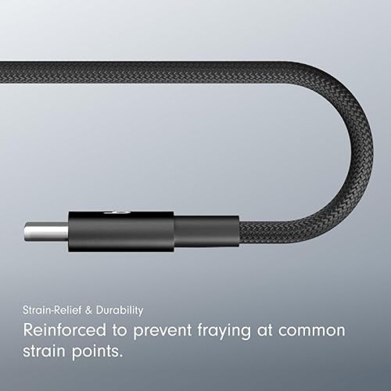 BEATS 20CM USB-C TO USB-C FAST CHARGING CABLE DURABLE TANGLE-FREE CHARGER FOR APPLE ANDROID