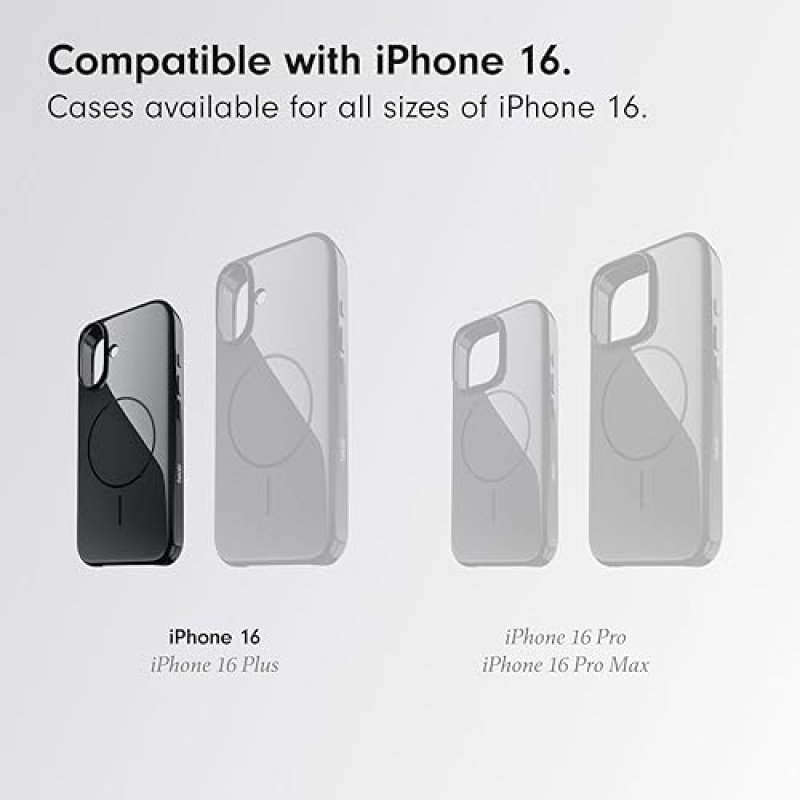 BEATS IPHONE 16 CASE WITH MAGSAFE, CAMERA CONTROL, SCRATCH-RESISTANT SLIM COVER MIDNIGHT BLACK