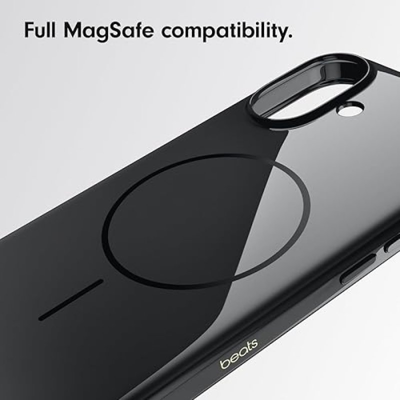 BEATS IPHONE 16 CASE WITH MAGSAFE, CAMERA CONTROL, SCRATCH-RESISTANT SLIM COVER MIDNIGHT BLACK
