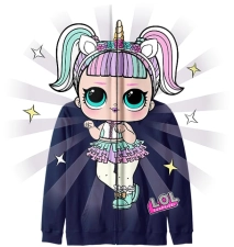 L.O.L. SURPRISE UNICORN DOLL PURPLE SPOTLIGHT SPARKLES ZIP-UP HOODIE FOR KIDS