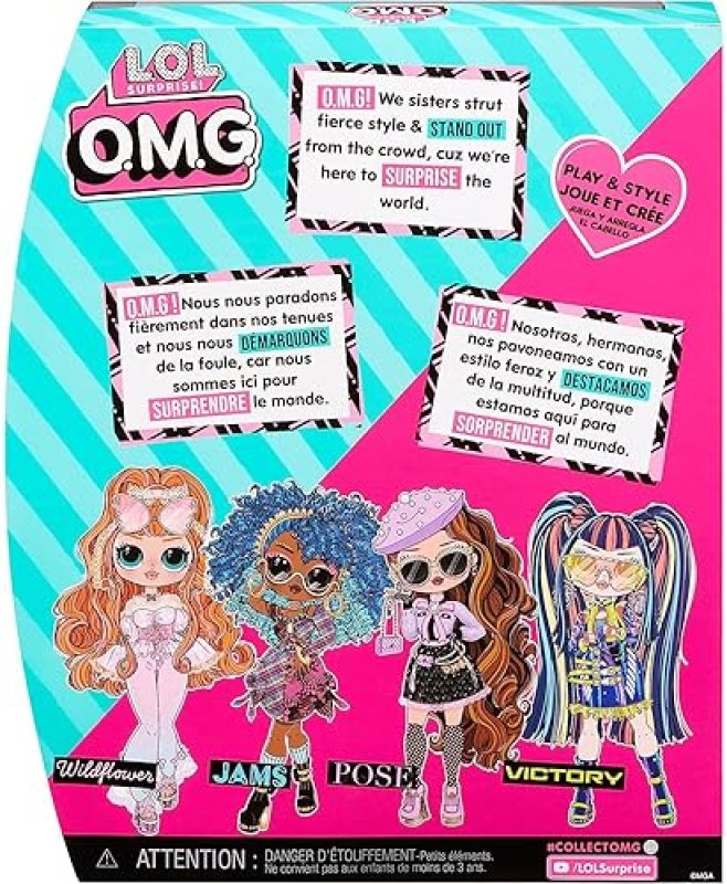 L.O.L. SURPRISE OMG JAMS FASHION DOLL WITH ACCESSORIES FUN GIFT FOR KIDS AGES 4