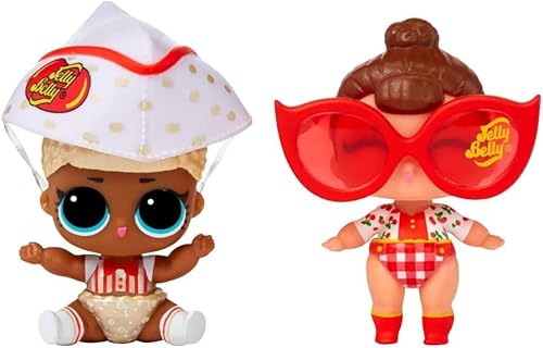 L.O.L. SURPRISE! MINI SWEETS SERIES 2 DELUXE SET WITH 4 DOLLS JELLY BELLY CANDY GIFT FOR GIRLS 4