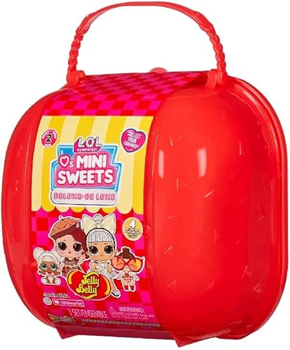 L.O.L. SURPRISE! MINI SWEETS SERIES 2 DELUXE SET WITH 4 DOLLS JELLY BELLY CANDY GIFT FOR GIRLS 4