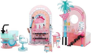 LOL SURPRISE SALON SPA PLAYSET WITH 65 SURPRISES WATERFALL, MIRROR 360 PLAY FOR KIDS 4
