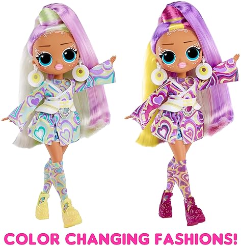 L.O.L. SURPRISE OMG SUNSHINE COLOR CHANGE DOLL WITH HAIR, FASHIONS MULTIPLE SURPRISES GIFT FOR KIDS