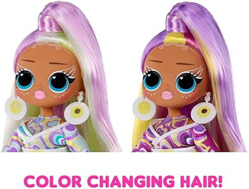L.O.L. SURPRISE OMG SUNSHINE COLOR CHANGE DOLL WITH HAIR, FASHIONS MULTIPLE SURPRISES GIFT FOR KIDS
