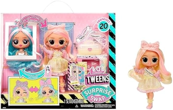 L.O.L. SURPRISE TWEENS SWAP BRAIDS WINNIE DOLL WITH 20 SURPRISES, FASHIONS ACCESSORIES