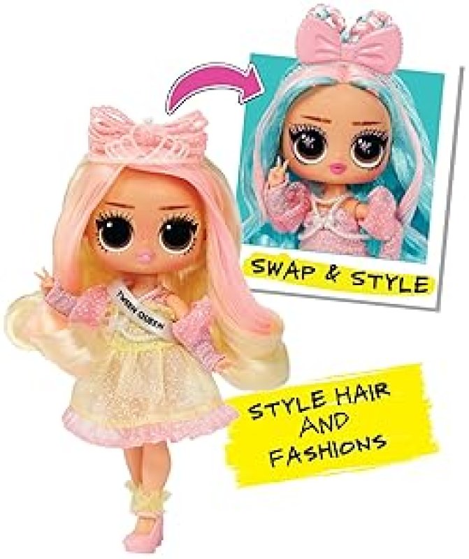 L.O.L. SURPRISE TWEENS SWAP BRAIDS WINNIE DOLL WITH 20 SURPRISES, FASHIONS ACCESSORIES