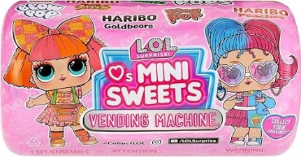 L.O.L. SURPRISE! MINI SWEETS SERIES 3 VENDING MACHINE DOLL WITH 8 SURPRISES GIFT FOR GIRLS 4