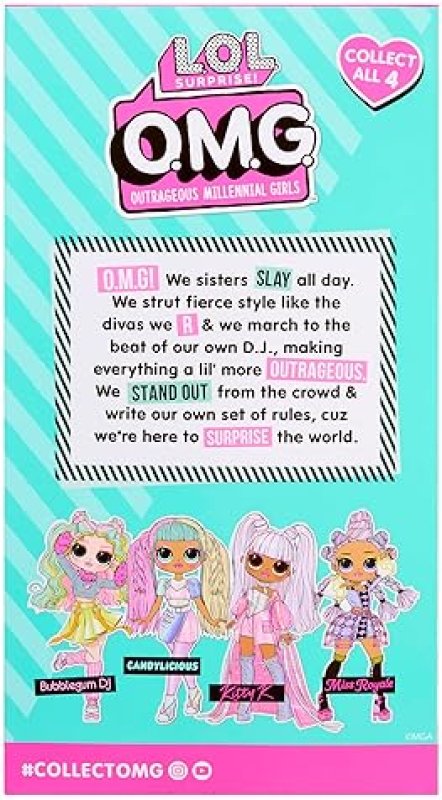 LOL SURPRISE OMG DOLL MISS ROYALE COLLECTIBLE FASHION DOLL FOR KIDS FANS