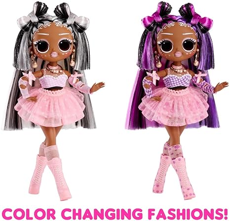 LOL SURPRISE OMG SUNSHINE DOLL WITH COLOR-CHANGING HAIR, FASHIONS ACCESSORIES FOR KIDS 4