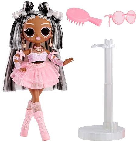 LOL SURPRISE OMG SUNSHINE DOLL WITH COLOR-CHANGING HAIR, FASHIONS ACCESSORIES FOR KIDS 4