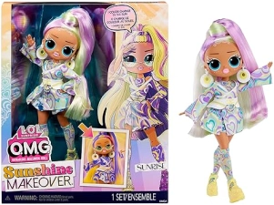 L.O.L. SURPRISE OMG SUNSHINE COLOR CHANGE DOLL WITH HAIR, FASHIONS SURPRISES KIDS 4