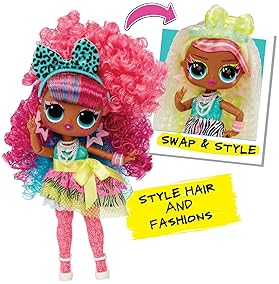 L.O.L. SURPRISE! TWEENS CORA DOLL WITH 20 SURPRISES, STYLING HEAD FASHION KIDS 4 GIFT