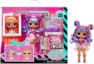 L.O.L. SURPRISE TWEENS SWAP DOLL BAILEY WITH 20 SURPRISES, STYLING HEAD FASHION ACCESSORIES