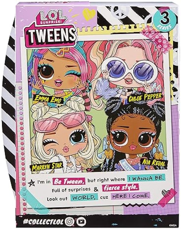 L.O.L. SURPRISE! TWEENS SERIES 3 CHLOE PEPPER FASHION DOLL WITH 15 SURPRISES ACCESSORIES