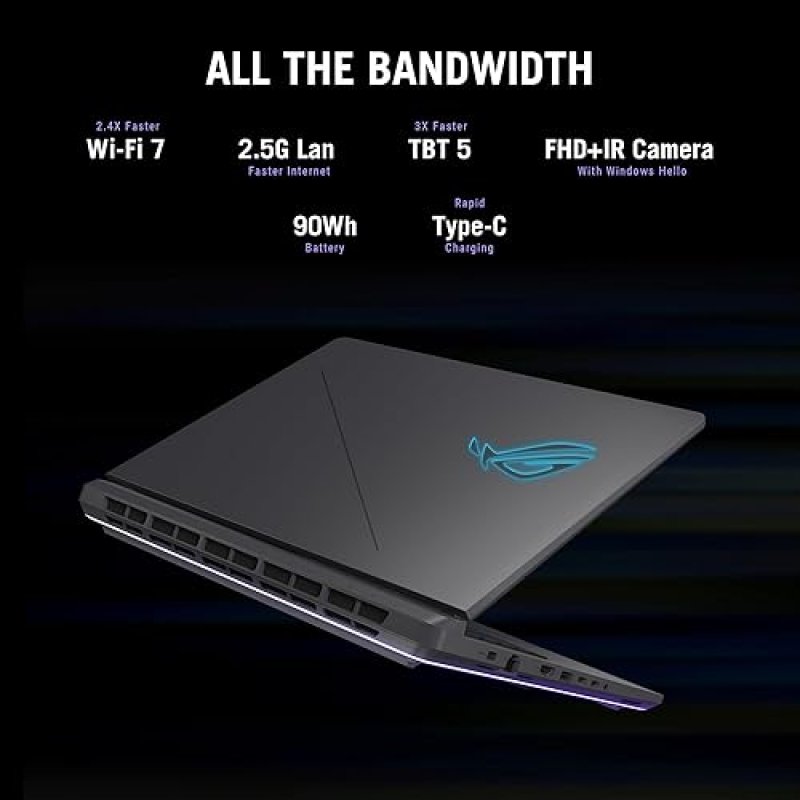 ASUS ROG STRIX G16 2025 GAMING LAPTOP 16 2.5K 240HZ RTX 5080 INTEL CORE ULTRA 9 32GB 1TB SSD