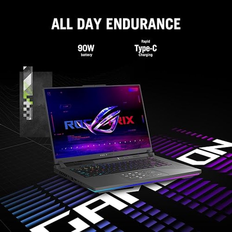 ASUS ROG STRIX G16 2024 GAMING LAPTOP 16 QHD 240HZ RTX 4070 I9-14900HX 32GB 1TB SSD WIN11 PRO
