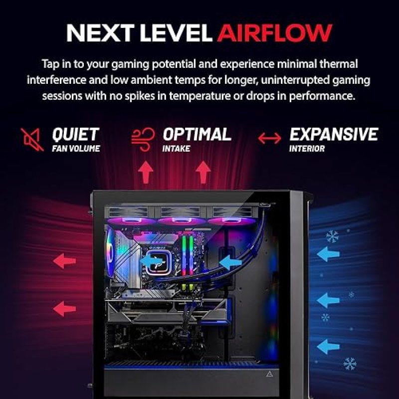 SKYTECH LEGACY 4 GAMING PC, INTEL ULTRA 9 285K 5.7GHZ, RTX 5080 16GB, 64GB DDR5, 2TB SSD