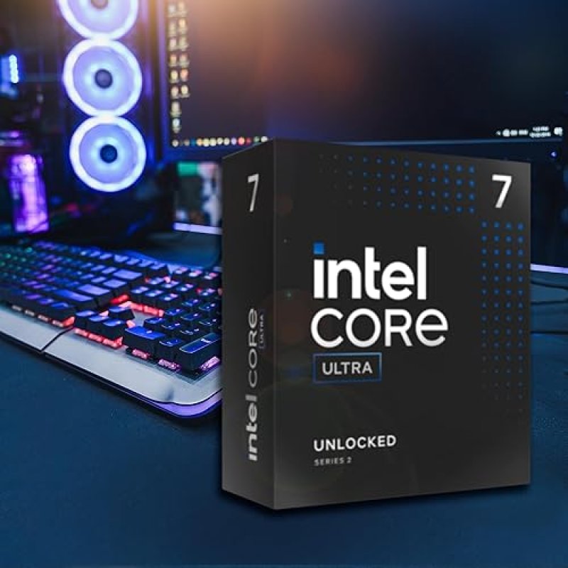 INTEL CORE ULTRA 7 DESKTOP CPU 265K - 20 CORES 8 P 12 E UP TO 5.5 GHZ PERFORMANCE PROCESSOR