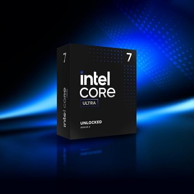 INTEL CORE ULTRA 7 DESKTOP CPU 265K - 20 CORES 8 P 12 E UP TO 5.5 GHZ PERFORMANCE PROCESSOR