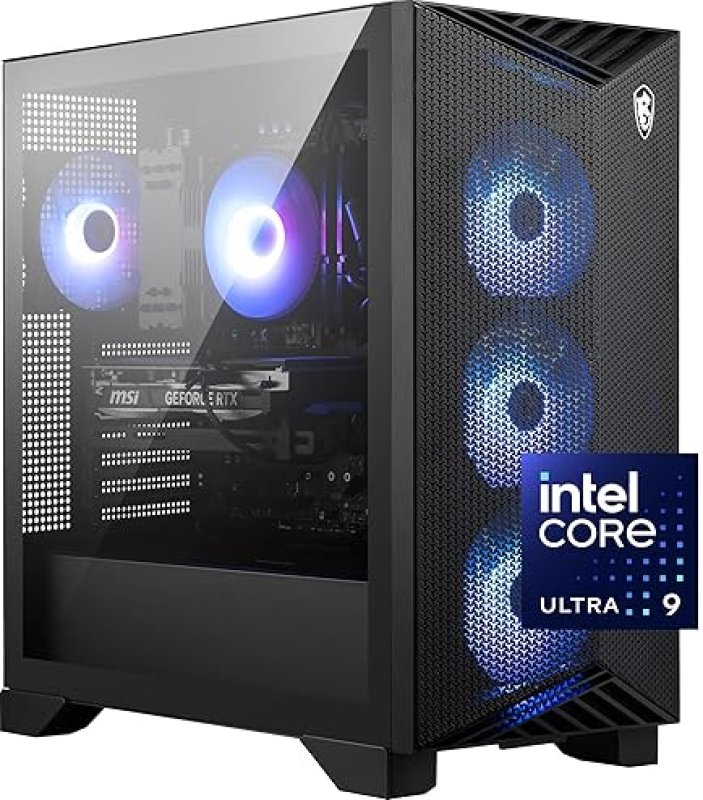 MSI AEGIS R2 AI GAMING DESKTOP INTEL CORE ULTRA 9 285, RTX 5070TI, 32GB DDR5, 2TB SSD, VR-READY