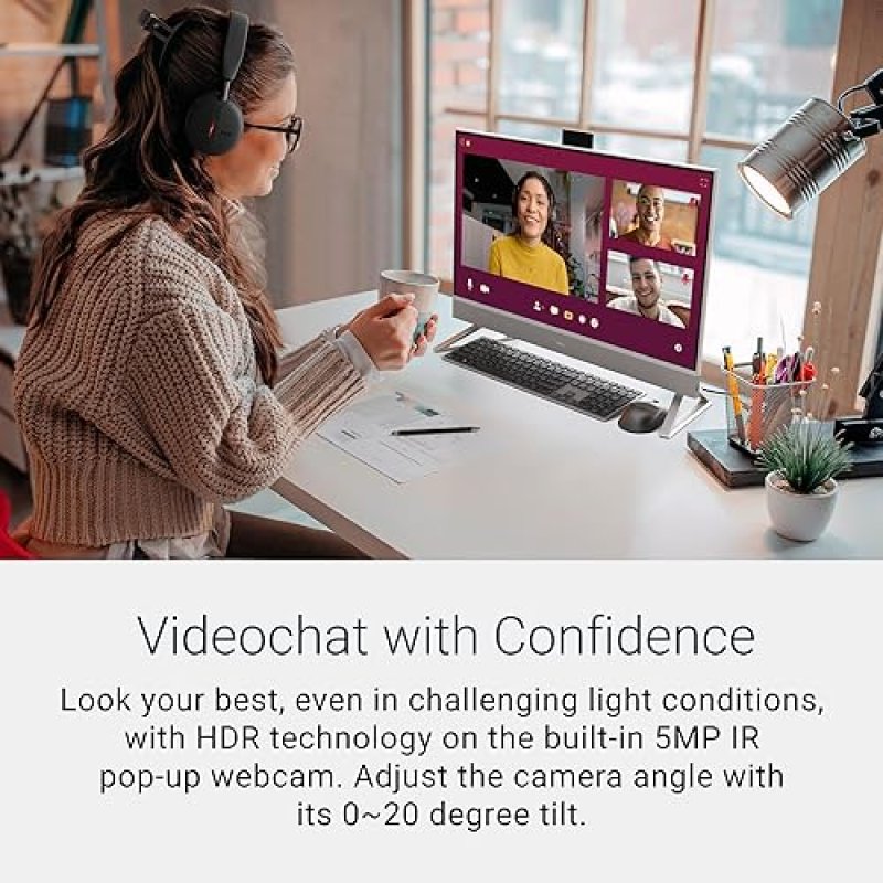 DELL 27 ALL-IN-ONE PC EC27250 - FHD TOUCH, INTEL CORE I7 150U, NVIDIA MX570A, 32GB RAM, 1TB SSD