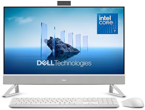 DELL 27 ALL-IN-ONE DESKTOP EC27250, INTEL CORE I7, 16GB DDR5, 1TB SSD, FHD, WIN 11 WHITE