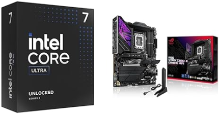 INTEL ULTRA 7 20-CORE CPU ASUS ROG STRIX Z890-E WIFI7 DDR5 GAMING ATX MOTHERBOARD BUNDLE
