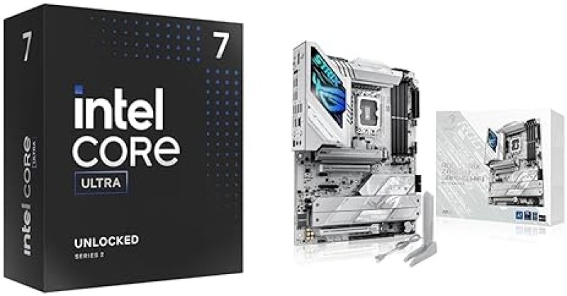 INTEL ULTRA 7 20-CORE CPU ASUS ROG STRIX Z890-A WIFI 7 DDR5 GAMING ATX MOTHERBOARD BUNDLE