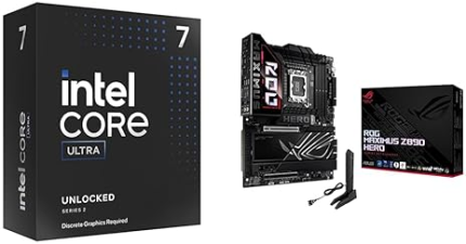 INTEL CORE I7-13700KF 20-CORE CPU ASUS ROG MAXIMUS Z890 HERO DDR5 WIFI 7 ATX MOTHERBOARD BUNDLE