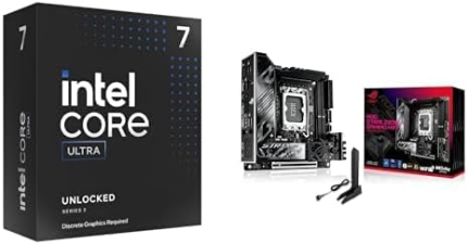 INTEL CORE ULTRA 7 265KF 20-CORE 5.5GHZ CPU ASUS ROG STRIX Z890-I WIFI MINI-ITX BUNDLE